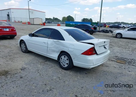 2002 Honda Civic Lx z USA, uszkodzony, nr VIN 1HGEM225X2L055668